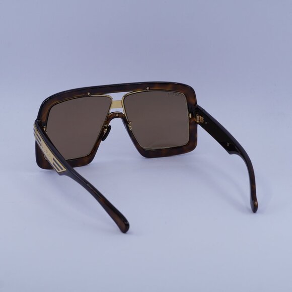 Gucci GG0900S 002 Sunglasses Havana Aviator Frame, Brown Lenses main image 7